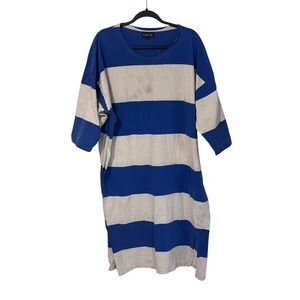 Ratia Adora Gown Blue/Sand Sz XL